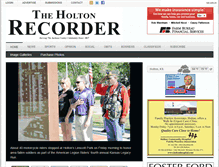 Tablet Screenshot of holtonrecorder.net